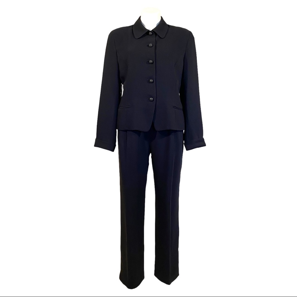 Vintage Gianni Sport Navy Two Piece Suit